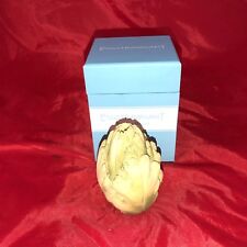 New Unsealed 2005 Eggstravagant Tulip Green Forgive Decorated Egg Demdaco picture