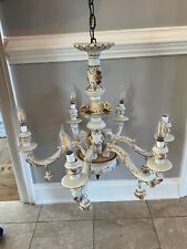 Capodimonte style porcelain 6-arm chandelier picture
