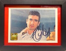Eric Cantona, Manchester United, 100% Genuine Hand Signed & Framed Photo & COA picture