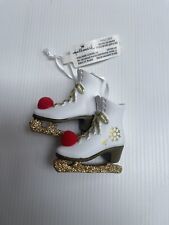 Hallmark Gift Ornament Christmas Snowflake Figure Skates picture