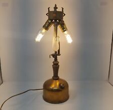 Vintage Coleman Model 139 Gas Lamp - Custom wired for electricity  picture
