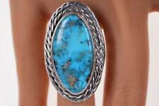 sz8.5 Vintage Navajo Sterling and turquoise ring picture