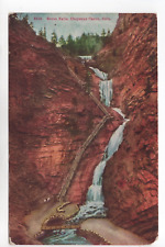 1909 Seven Falls Cheyenne Canyon Colorado to Brooklyn See Address Postcard picture
