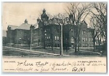 1906 High School Exterior B.E. Chapman Little Falls New York NY Posted Postcard picture