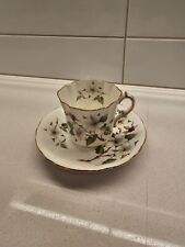 Dogwood Blossom Teacup And Saucer Set Bone China made in England Hammersley & Co picture