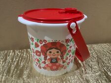 New Beautiful Round Tupperware Red Bucket/Container 5L Marias Doll Theme picture