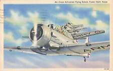 Vintage Postcard Air Corp Advanced Flying School, Foster Field, Texas 1945 WW2 picture