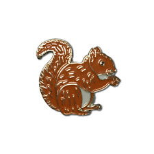 Red Squirrel Enamel Pin Badge Lapel picture