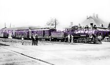 ET&WNC #9 Passenger Train Johnson City w/ Linville River cars (3) NEW 5X8 PHOTOs picture
