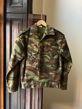 RARE 1950/60s ALGERIAN WAR FRENCH ARMY TAILOR MADE LIZARD CAMO HBT JACKET (38) picture