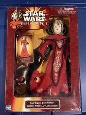 1998 Star Wars Episode I Hasbro Queen Amidala Doll Ultimate Hair Queen New Boxed picture