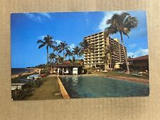 Postcard Maui HI Hawaii Royal Lahaina Resort Hotel Kaanapali Beach Vintage PC picture