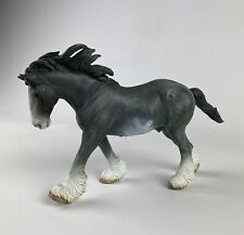 Breyer CollectA Gray Clydesdale Stallion 2013 Authentic Collectible A15 picture