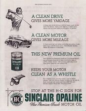 1946 Sinclair Opaline Gasoline Premium Grade Motor Oil Vintage Print Ad L61 picture