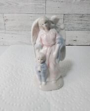 Vintage Greenbrier International Porcelain Angel with Child Figurine  5” picture