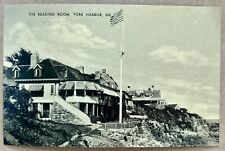 The Reading Room. York Harbor Maine Vintage Postcard. ME picture