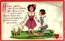 Vintage Postcard Tuck's Little Nursery Lovers Rhyme 1913 picture