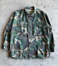 Vintage 70s/80s ERDL Early BDU US Military Fatigue Jacket size XL picture