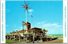 Daytona Beach Florida Sunshine Beach Hotel Honeymooners Paradise Postcard picture