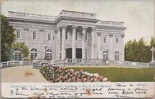 Postcard Marble Palace residence arms OHP Belmont Newport RI 1907 picture