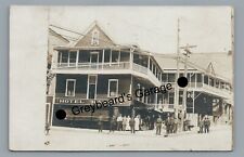 RPPC Hotel Harvey MCDONALD PA Washington County 1908 Real Photo Postcard picture