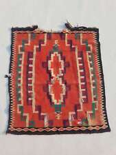 Antique Navajo Handwoven Native American Indian Rug Wool Blanket Carpet 71x62cm picture