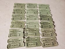 18 Lot Rare Vintage 2 Point Arcade Tickets Seymour's Playland Belmar New Jersey  picture