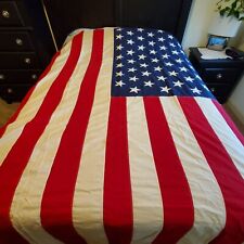 Vintage 48 Star Cotton Stitched American Flag picture
