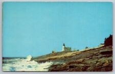 Pemaquid Point Lighthouse Postcard -  Maine - 1953 picture