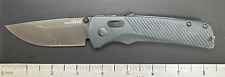 SOG Flash AT Assisted Open Knife Plain Edge Blade Cryo D2 W/Clip USED picture