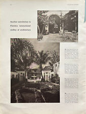 Mrs. James H. Kennedy Home 1933 Palm Beach FL Howard Major Architect 2 Pages Pix picture