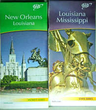 AAA 2 Maps Louisiana-Mississippi and New Orleans 2016-2018 picture