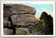 Olean New York~3 Sisters Rocks @ Rock City~Vintage Postcard picture