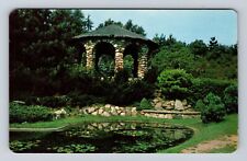 Hillsdale MI- Michigan, Band Stand And Lily Pond, Antique, Vintage Postcard picture