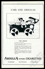 1928 Anne Harriet Fish family in car art Abdulla Cigarettes UK vintage print ad picture