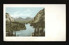 Down Bow Valley from Banff Alberta - Bow River valley from Banff S- Old Photo picture