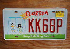 2010 FLORIDA License Plate - KEEP KIDS DRUG FREE - Colorful Sunshine picture
