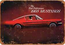 Metal Sign - 1965 Ford Mustang - Vintage Look Reproduction 3 picture