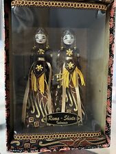 Vintage Doll Puppet King Rama Queen Shinta Original Sealed Case Box Indonesia picture