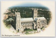 Washington DC~Washington Cathedral Birdseye View~Continental Postcard picture