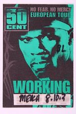 50 Cent Pass Original Vintage No Fear No Mercy European Tour Manchester 2003 picture