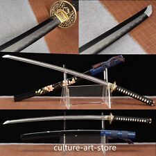 Top Quality Japanese Samurai Katana T10 Steel Clay Tempered Sword Grind Sharp picture