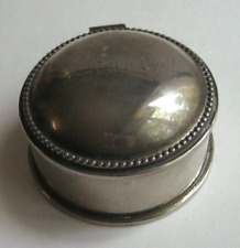 vintage OM GURU OM Silver Trinket Box picture
