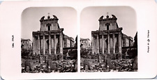 Italy, Rome, Roman Forum, Temple of Antoninus and Faustina, Vintage Print, ca picture