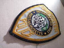 Brewster  Ma  Police       patch picture