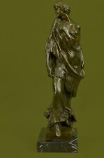 Vintage Art Decor Bronze Signed Aldo Vitaleh Nymph Goddess Statue Sculpture Deal picture