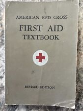 1945 American Red Cross First Aid Textbook Revised Edition Soft Cover picture