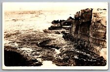 Postcard  OCEAN BEACH CLIFFS,SAN DIEGO CALIFORNIA RPPC     G 5 picture