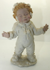 Snow Angels Collectables For Me Arms Spread Glitter Wings Vintage Cherub picture