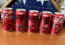 Marvel Coke Can Collectible Limited Edition 5 Can  Set picture